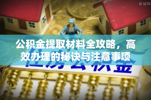 玛曲公积金提取材料全攻略，高效办理的秘诀与注意事项