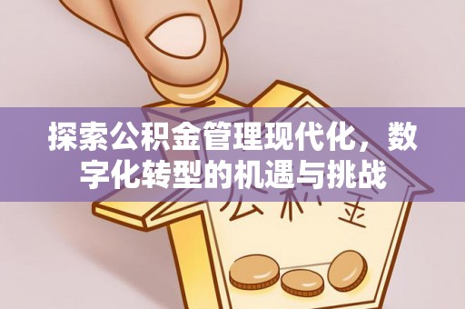 玛曲探索公积金管理现代化，数字化转型的机遇与挑战