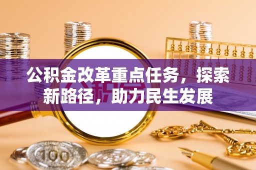 玛曲公积金改革重点任务，探索新路径，助力民生发展