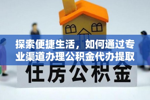 玛曲探索便捷生活，如何通过专业渠道办理公积金代办提取业务