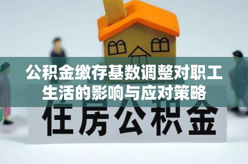 玛曲公积金缴存基数调整对职工生活的影响与应对策略