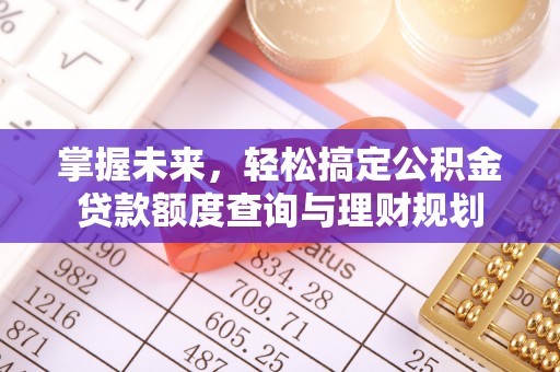 玛曲掌握未来，轻松搞定公积金贷款额度查询与理财规划