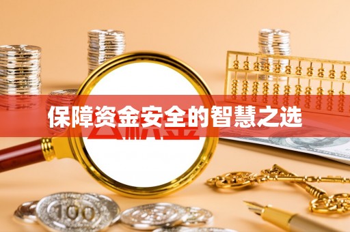 玛曲保障资金安全的智慧之选