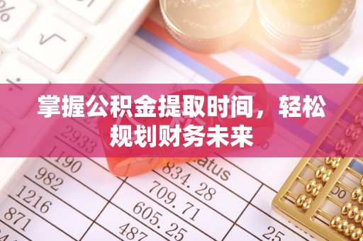 玛曲掌握公积金提取时间，轻松规划财务未来