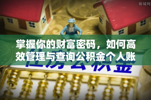 玛曲掌握你的财富密码，如何高效管理与查询公积金个人账户信息