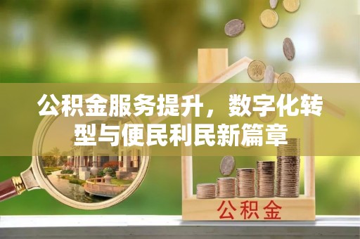 玛曲公积金服务提升，数字化转型与便民利民新篇章
