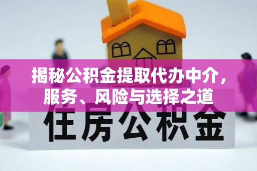 玛曲揭秘公积金提取代办中介，服务、风险与选择之道