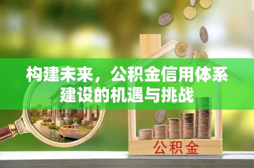 玛曲构建未来，公积金信用体系建设的机遇与挑战