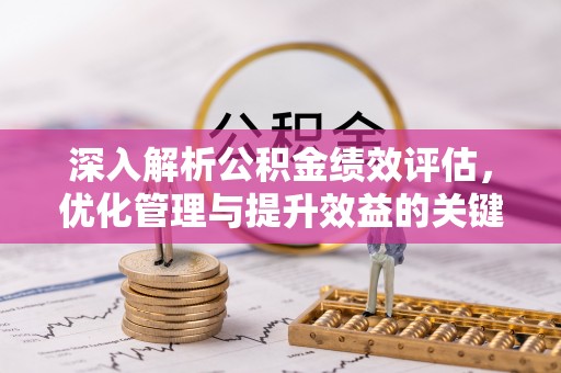 玛曲深入解析公积金绩效评估，优化管理与提升效益的关键路径