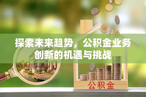玛曲探索未来趋势，公积金业务创新的机遇与挑战